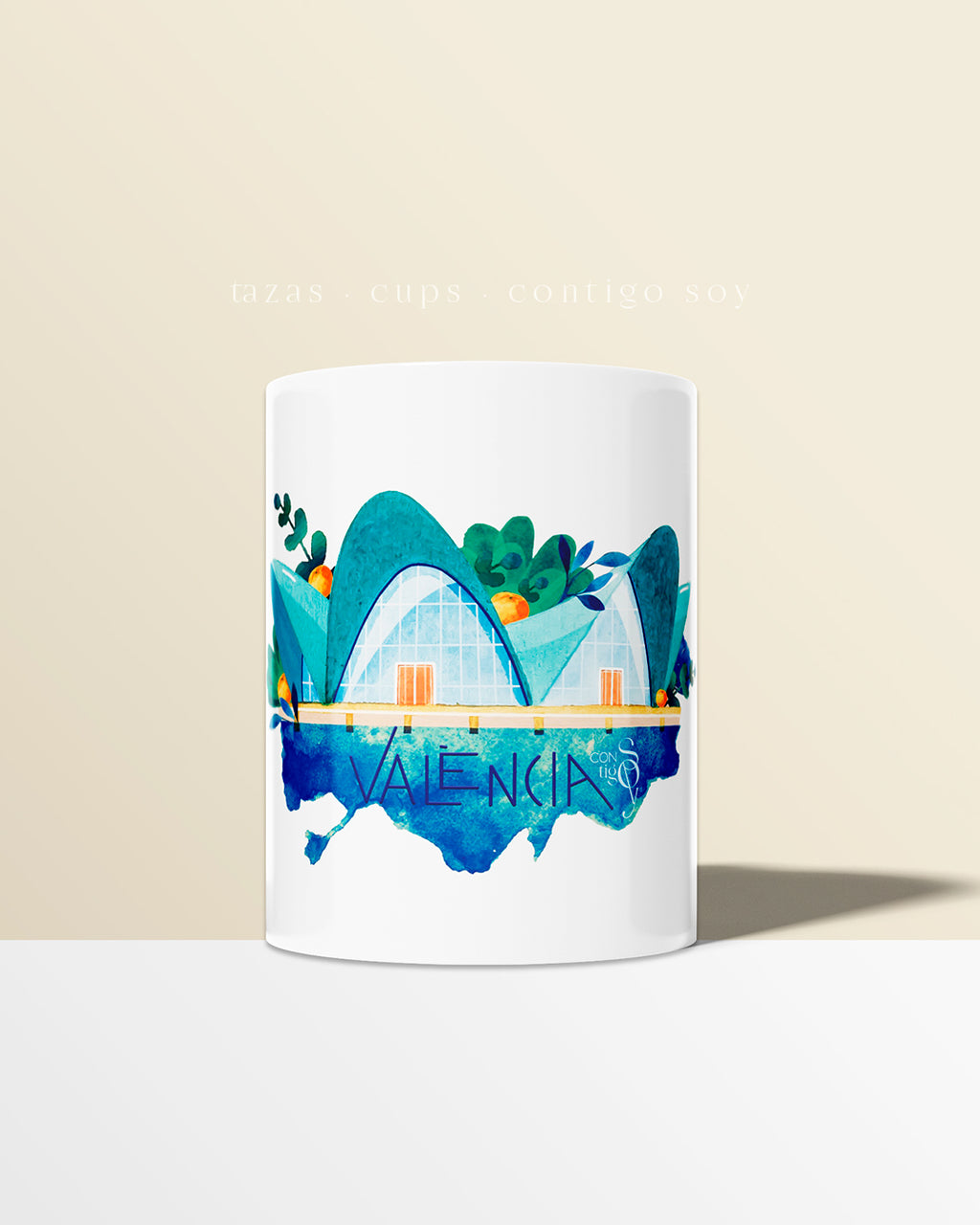 Oceanogràfic ☆I Am With You Mug☆ by Linea Valencia ♡