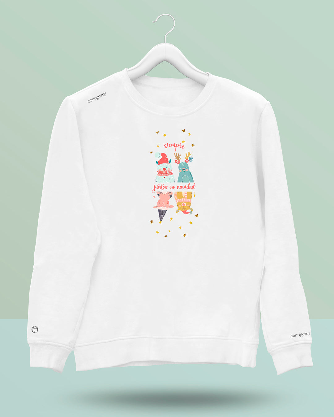 Sudadera Contigo Soy Navidad ♡ con precio especial
