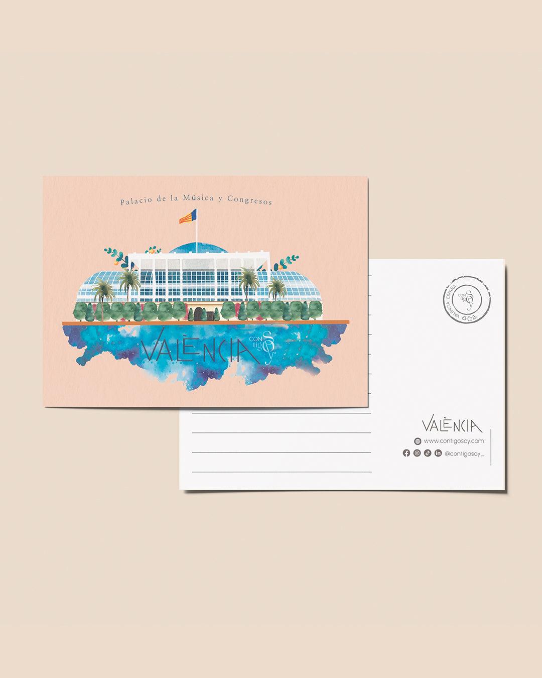 Palacio de la Música y Congresos ☆Postales Contigo Soy ☆ de Linea Valencia ♡ - contigosoy